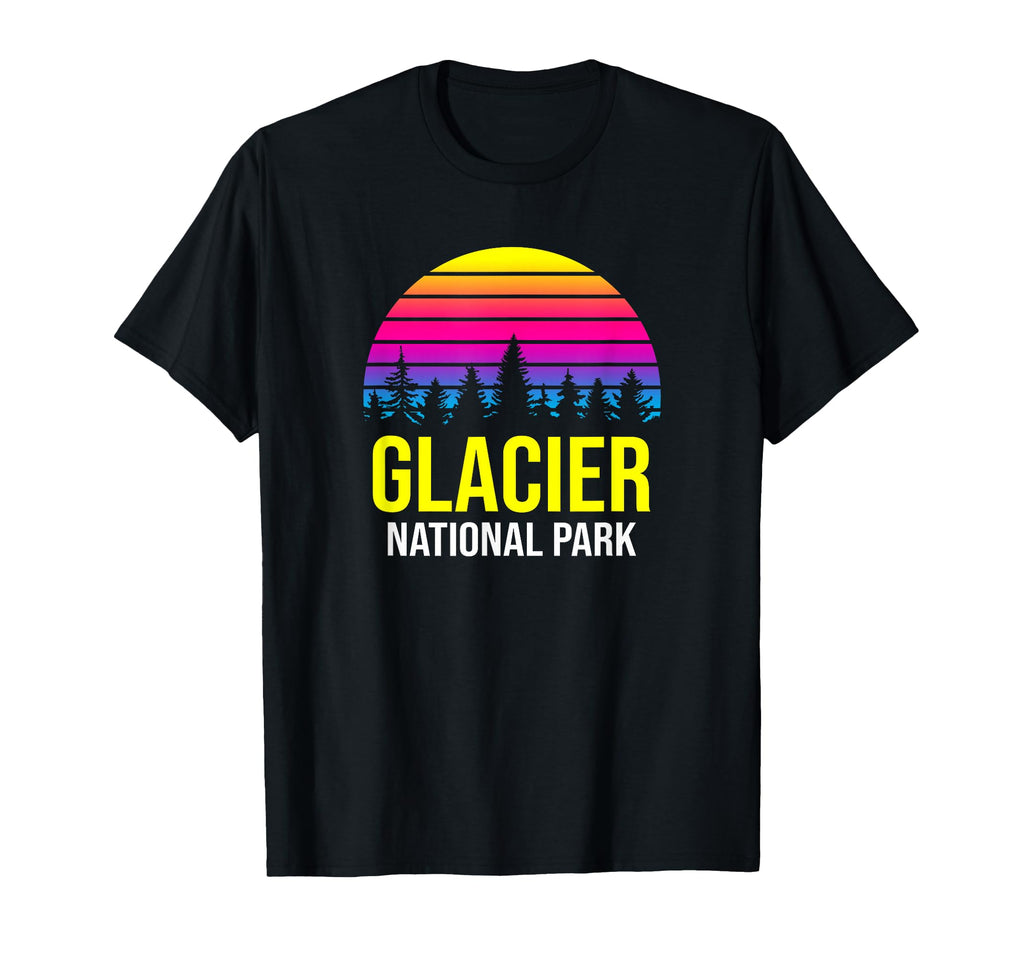 Glacier National Park Sunset Family T-Shirt - Aesthetic Graphic Unisex - T-Shirt, Sweatshirt, Hoodie