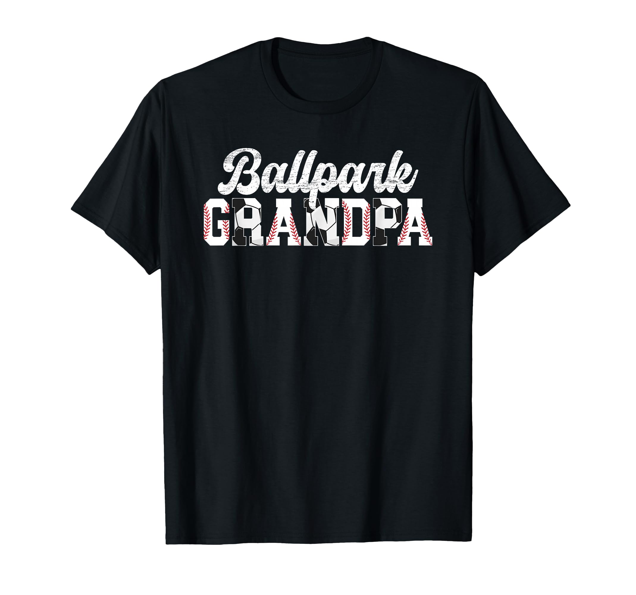 Ballpark Grandpa Baseball Soccer T-Shirt - Streetwear Style for Adults - T-Shirt, Sweatshirt, Hoodie