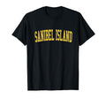 Sanibel Island Distressed Gold T-Shirt - Fun Novelty Design Men Women - T-Shirt, Sweatshirt, Hoodie