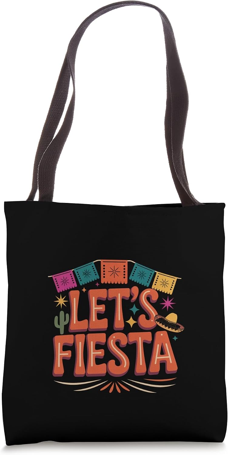 Mexican Style Funny Cool Let's Fiesta - Adult & Kids T-Shirts, Sweatshirts & Hoodies apparel design preview 1