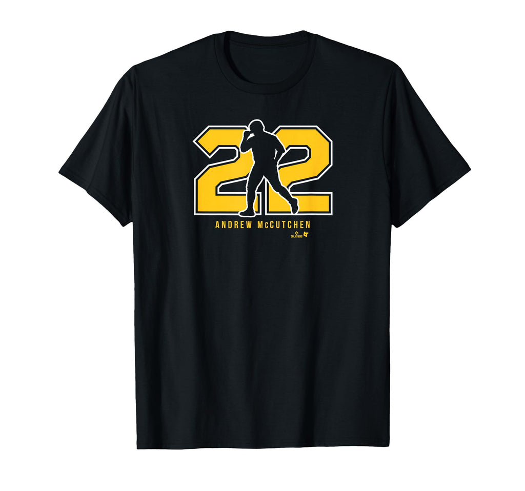 Andrew Mccutchen 22 Pittsburgh Baseball T-Shirt - Custom Art Print Unisex - T-Shirt, Sweatshirt, Hoodie