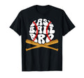 Baseball Bro Groovy Baseball Brother T-Shirt - Custom Art Print Unisex - T-Shirt, Sweatshirt, Hoodie