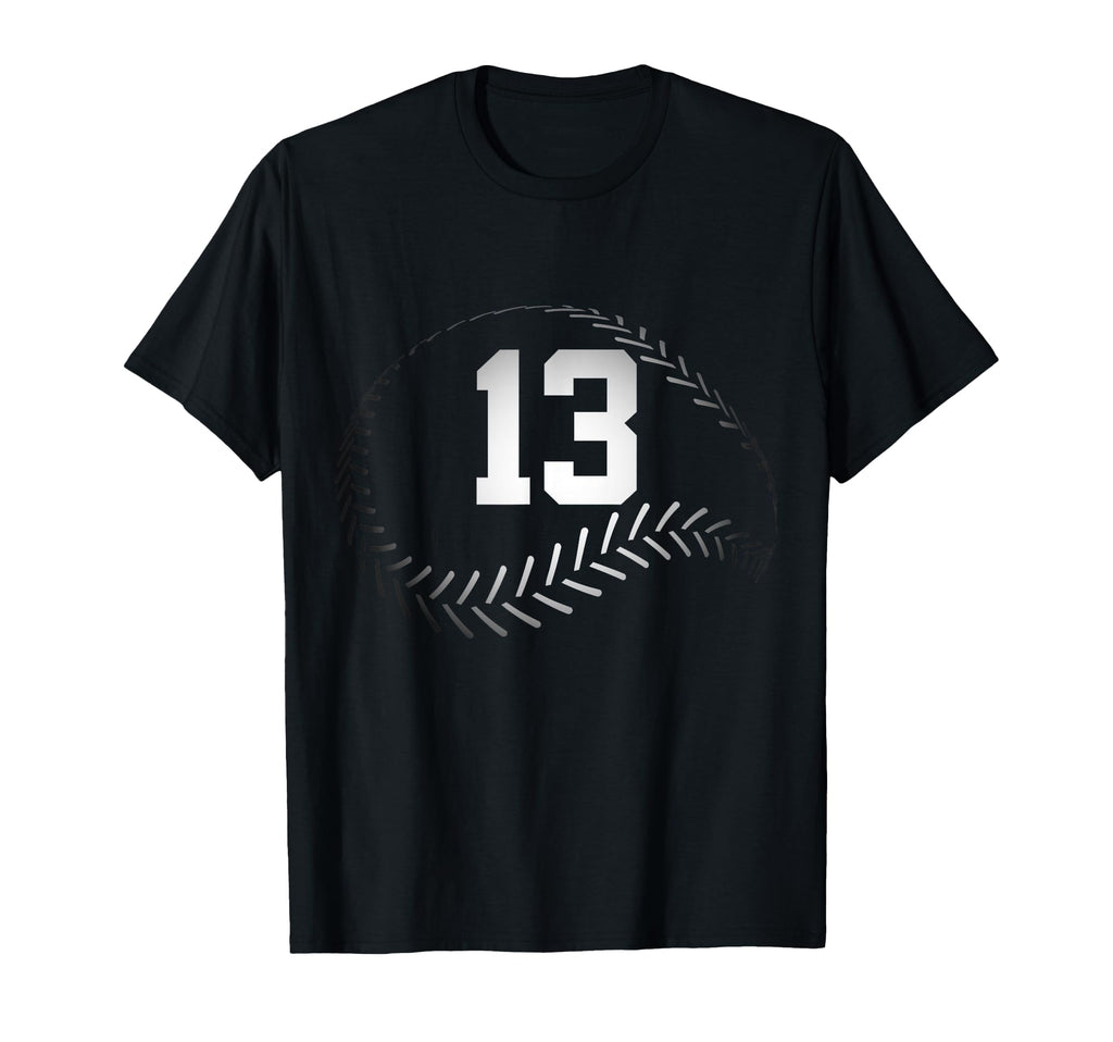 Number 13 Years Baseball 13Th Birthday T-Shirt - Unique Graphic for Adults - T-Shirt, Sweatshirt, Hoodie