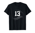 Number 13 Years Baseball 13Th Birthday T-Shirt - Unique Graphic for Adults - T-Shirt, Sweatshirt, Hoodie