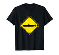Submarine Sign Distressed T-Shirt - Custom Art Print Unisex - T-Shirt, Sweatshirt, Hoodie