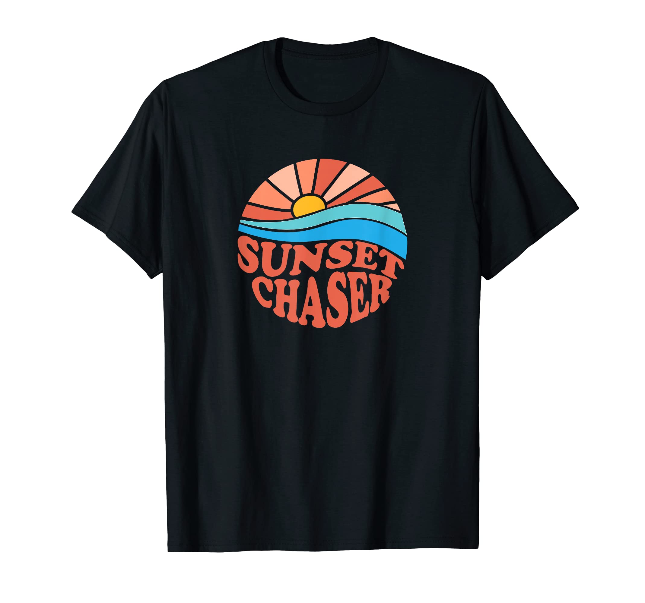 Sunset Chaser California Womans 70S T-Shirt - Novelty Apparel Men Women - T-Shirt, Sweatshirt, Hoodie