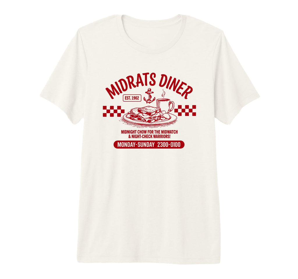 Midrats Diner Funny Sailor Tri Blend T-Shirt - Unique Graphic for Adults - T-Shirt, Sweatshirt, Hoodie