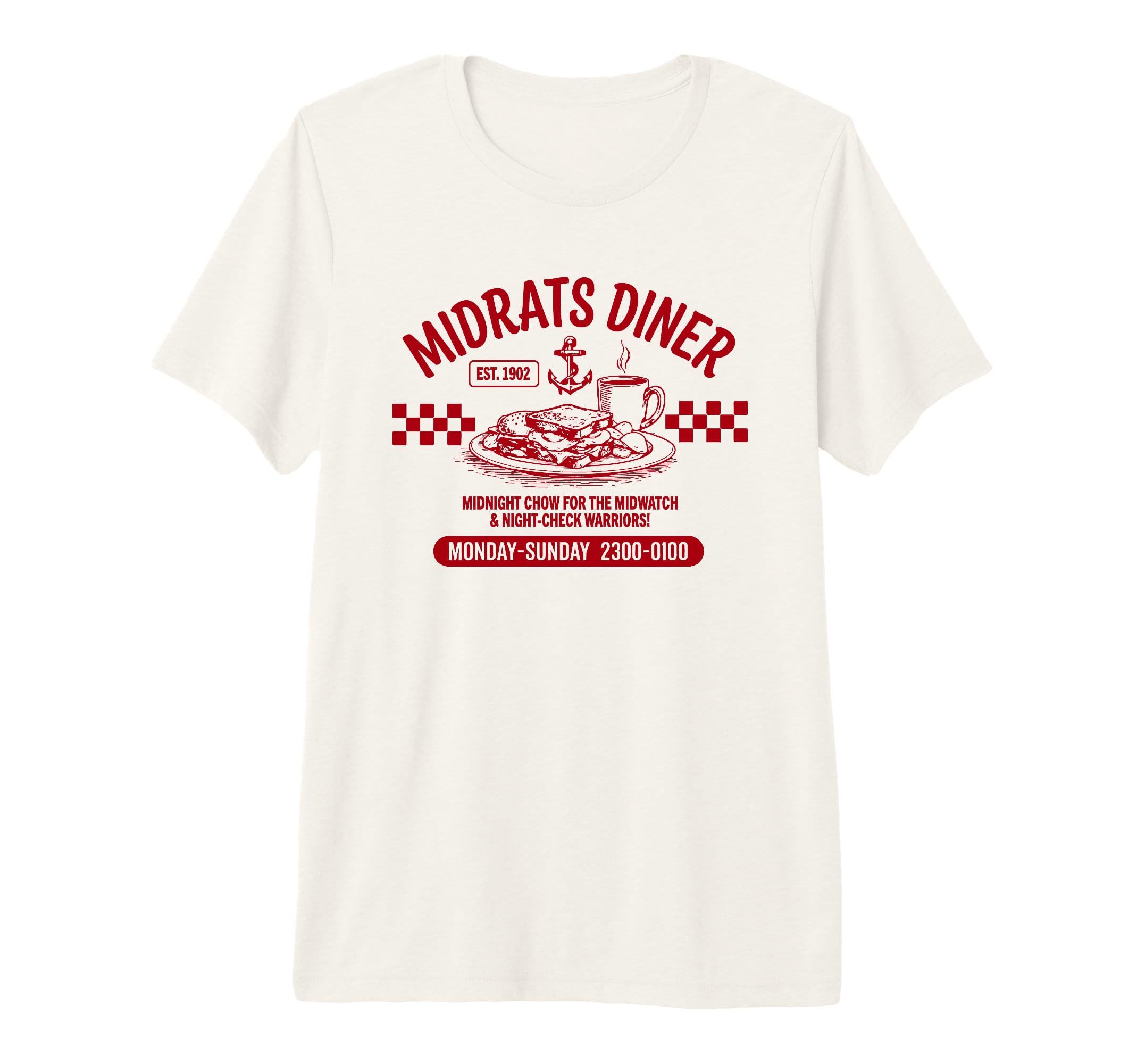 Midrats Diner Funny Sailor Tri Blend T-Shirt - Unique Graphic for Adults - T-Shirt, Sweatshirt, Hoodie