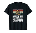 Wake Up And Smell Campfire Sunset T-Shirt - Custom Art Print for Adults - T-Shirt, Sweatshirt, Hoodie