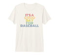 Its Good Day Baseball 70S Distressed T-Shirt - Novelty Apparel for Adults - T-Shirt, Sweatshirt, Hoodie