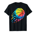 Colorful Basketball Ball Basketball T-Shirt - Casual Everyday Wear Unisex - T-Shirt, Sweatshirt, Hoodie