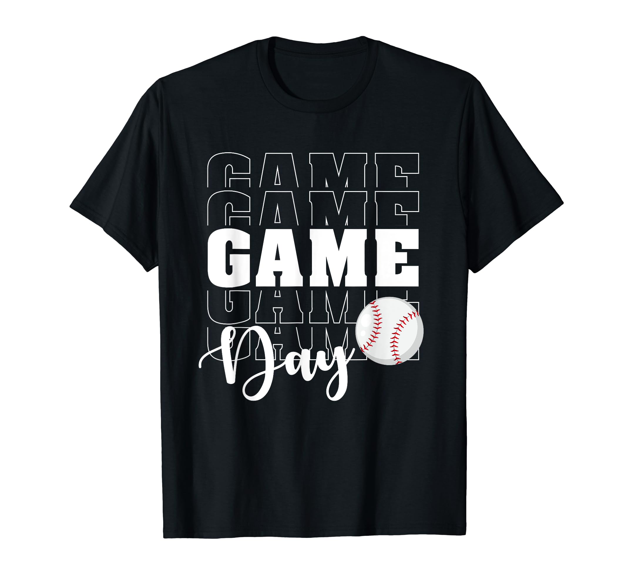 Game Day Vibes Baseball Mom Baseball T-Shirt - Novelty Apparel Men Women - T-Shirt, Sweatshirt, Hoodie