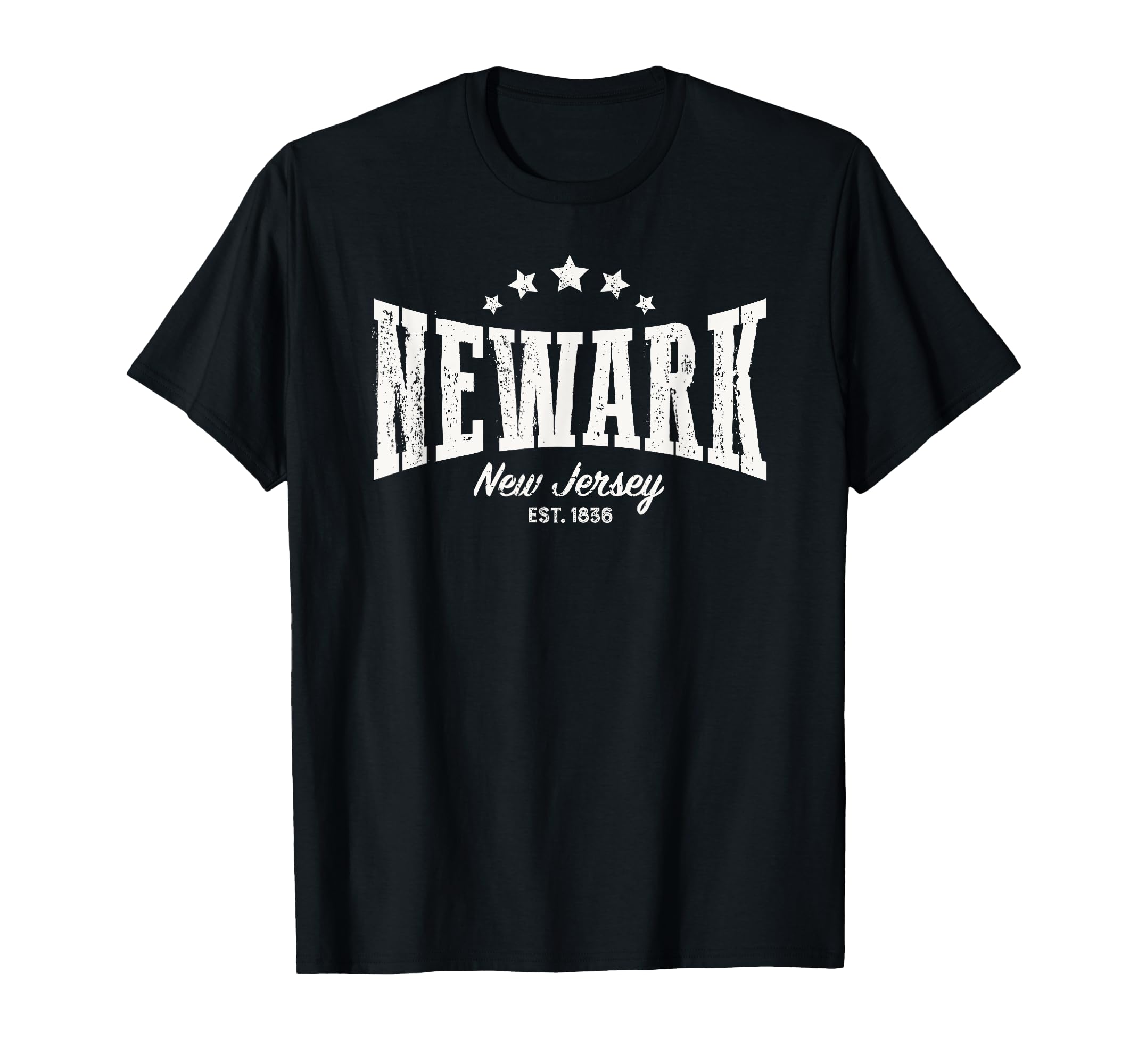 Newark Nj Home City Pride Distressed T-Shirt - Novelty Apparel Unisex - T-Shirt, Sweatshirt, Hoodie