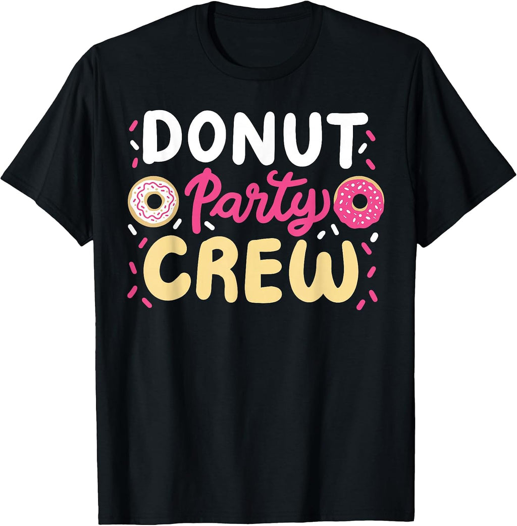 Cute Doughnut Lover Food Squad Anniversary Designs - Adult & Kids T-Shirts, Sweatshirts & Hoodies apparel design preview 1
