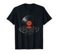 Vinyl Record Sunset Music Ocean T-Shirt - Custom Art Print Men Women - T-Shirt, Sweatshirt, Hoodie