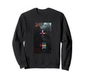 Gothic Cross Grunge Aesthetic Y2K Sweatshirt - Trendy Graphic for Adults - T-Shirt, Sweatshirt, Hoodie