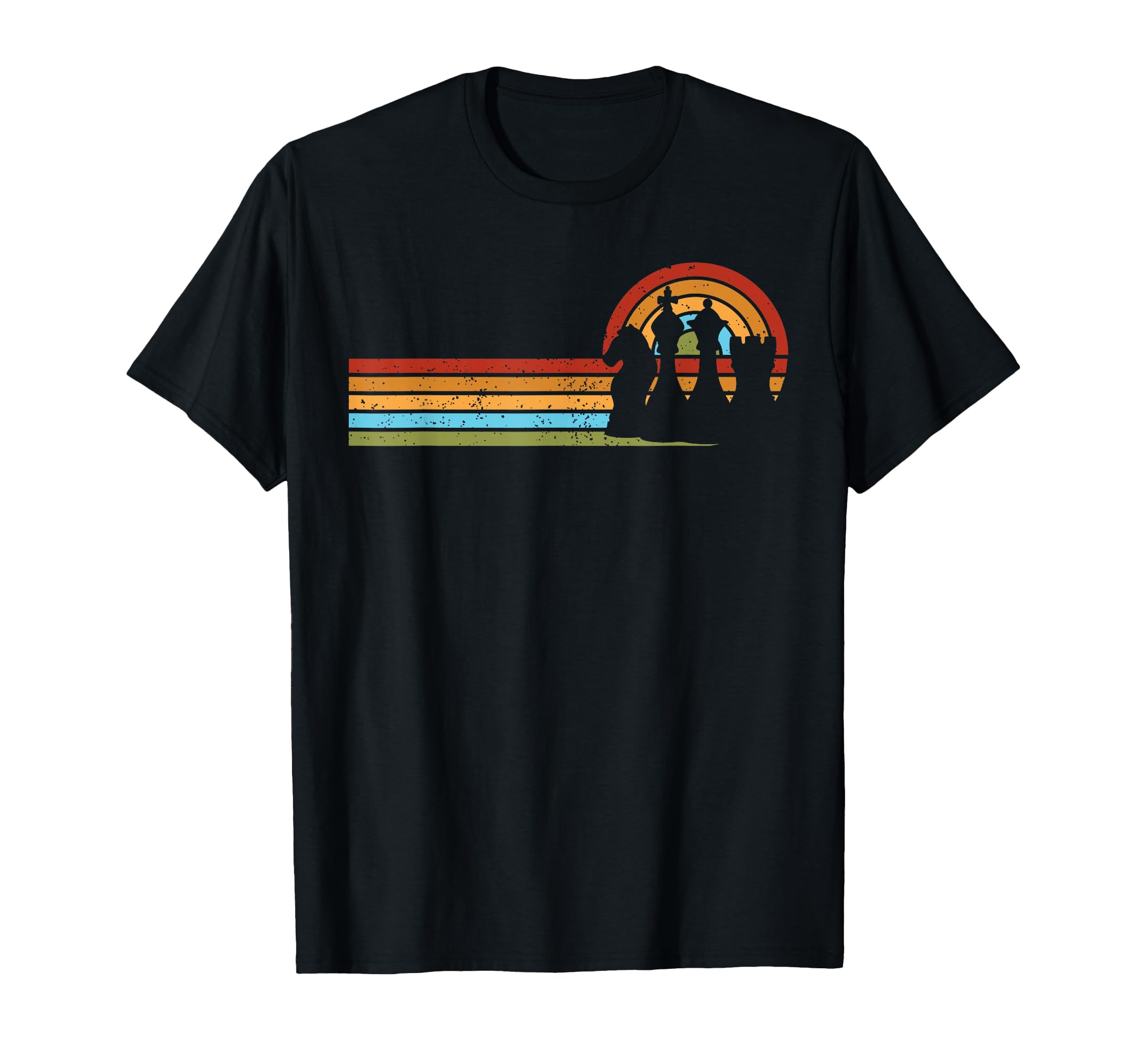 Chess Pieces Chess Player Sunset T-Shirt - Trendy Graphic Men Women - T-Shirt, Sweatshirt, Hoodie