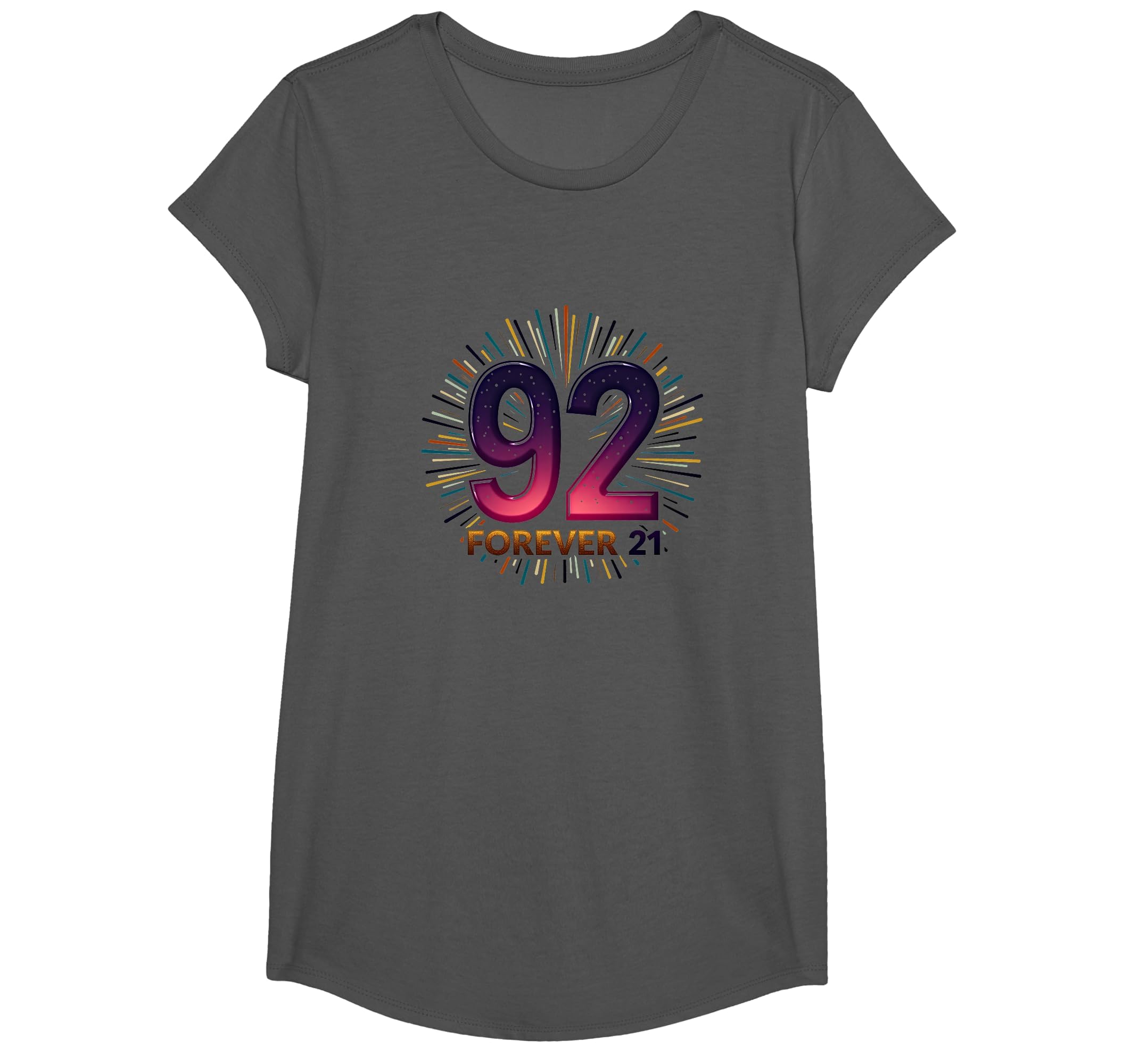 92 Forever 21 Birthday Gift T-Shirt - Aesthetic Graphic Men Women - T-Shirt, Sweatshirt, Hoodie
