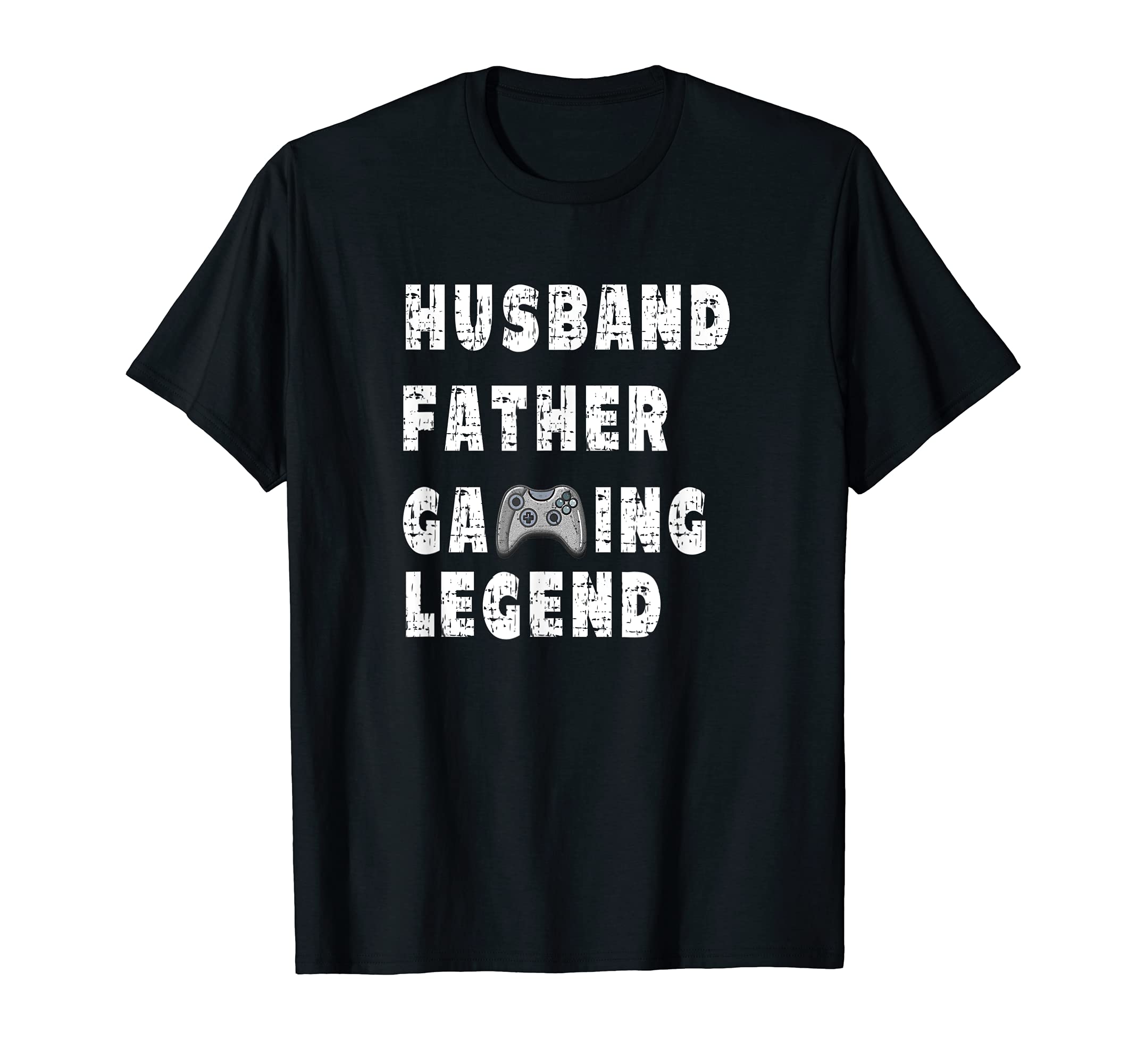 Mens Husband Father Gaming Legend T-Shirt - Custom Art Print Men Women - T-Shirt, Sweatshirt, Hoodie