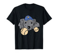 Dog Baseball Puppy Sports Player T-Shirt - Streetwear Style Men Women - T-Shirt, Sweatshirt, Hoodie