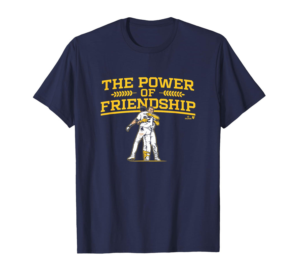 Power Friendship Milwaukee Baseball T-Shirt - Custom Art Print Unisex - T-Shirt, Sweatshirt, Hoodie