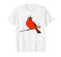 Saint Louis Red Cardinal Funny Bird T-Shirt - Minimalist Print Men Women - T-Shirt, Sweatshirt, Hoodie