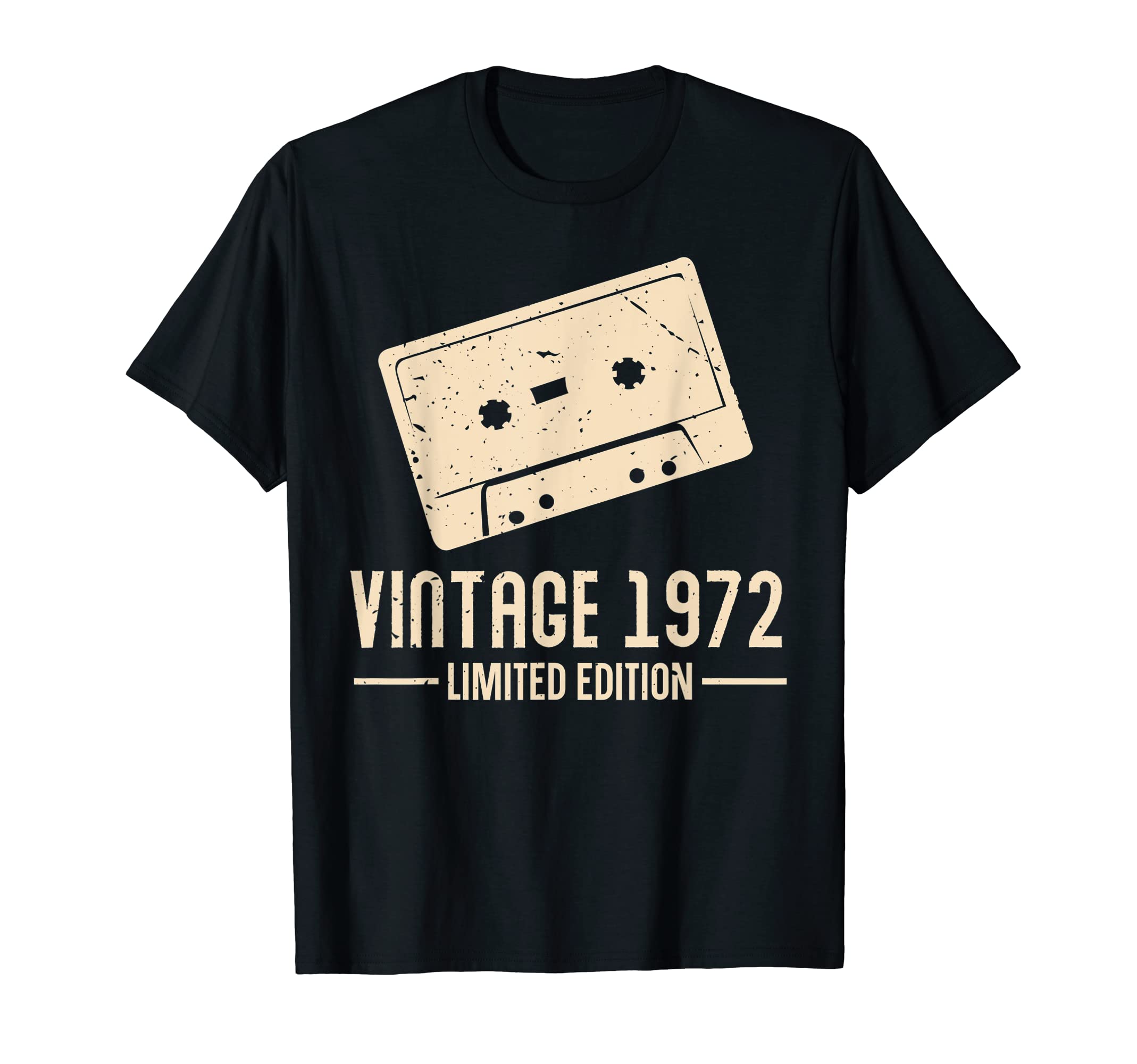 Cassette Tapes Shirts 1972 Birthday T-Shirt - Unique Graphic Unisex - T-Shirt, Sweatshirt, Hoodie