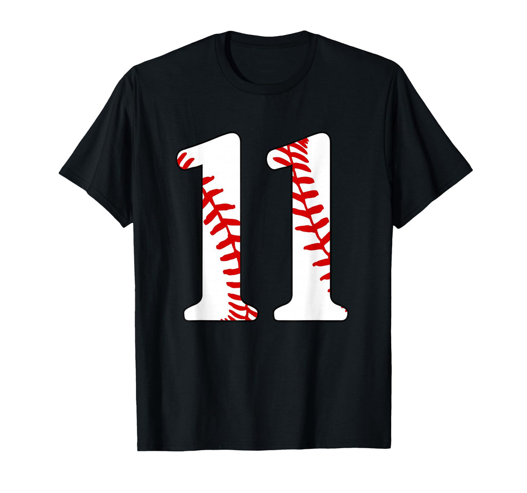 11 Baseball 11Th Birthday Laces T-Shirt - Custom Art Print Men Women - T-Shirt, Sweatshirt, Hoodie
