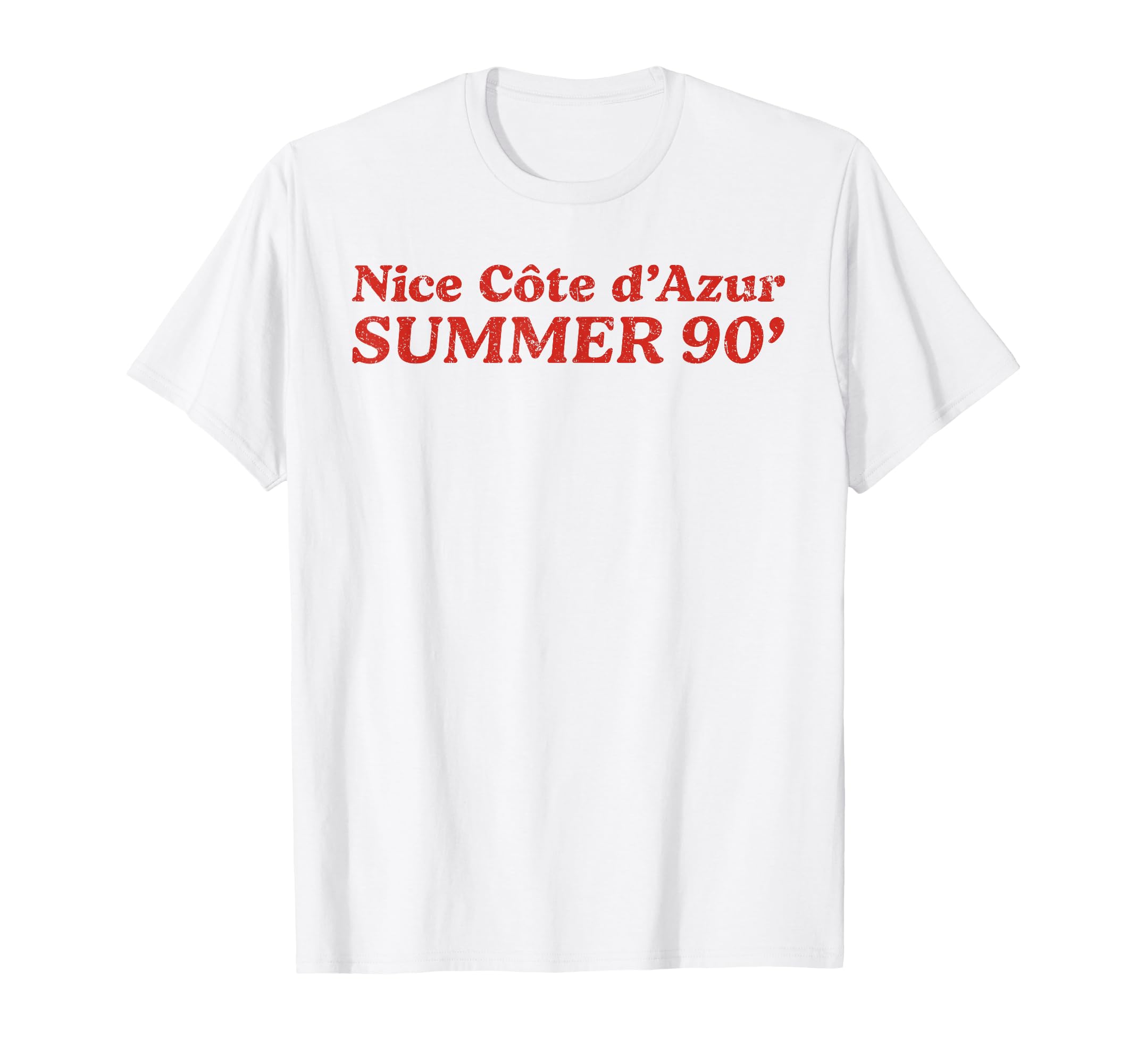 Nice Cote D Azur Summer 90S French T-Shirt - Unique Graphic for Adults - T-Shirt, Sweatshirt, Hoodie