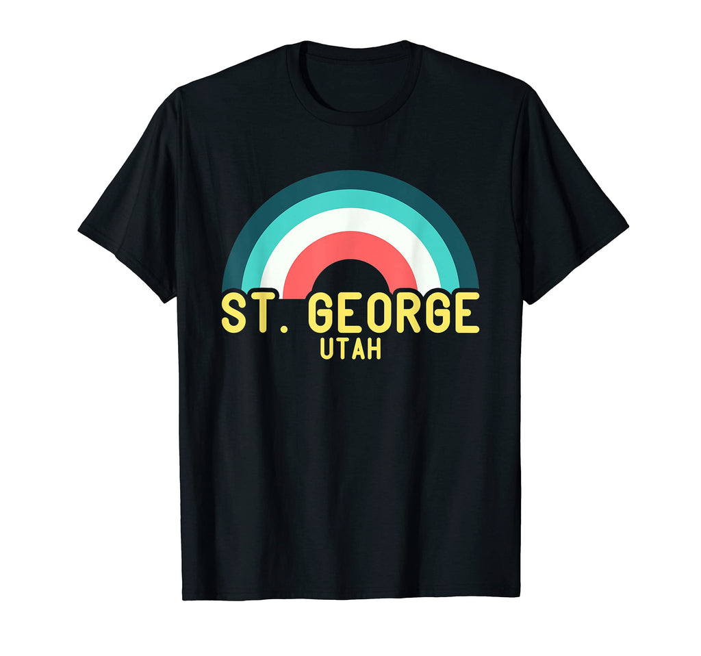 St George Utah Rainbow T-Shirt - Aesthetic Graphic Men Women - T-Shirt, Sweatshirt, Hoodie
