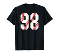 Baseball Mom 98 Jersey Baseball Favorite T-Shirt - Graphic Print Men Women - T-Shirt, Sweatshirt, Hoodie
