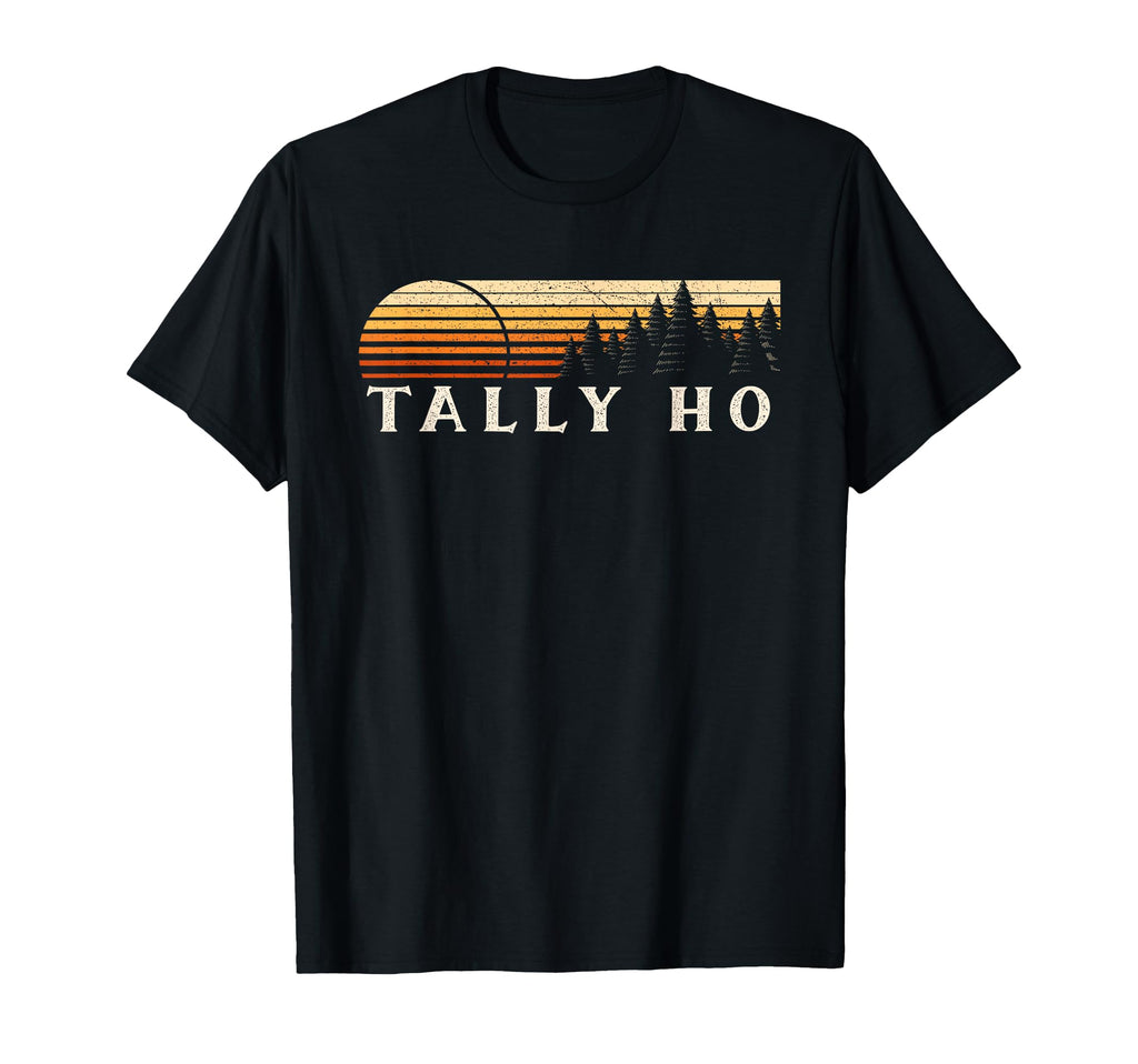 Tally Ho La Evergreen Sunset Eighties T-Shirt - Custom Art Print Men Women - T-Shirt, Sweatshirt, Hoodie