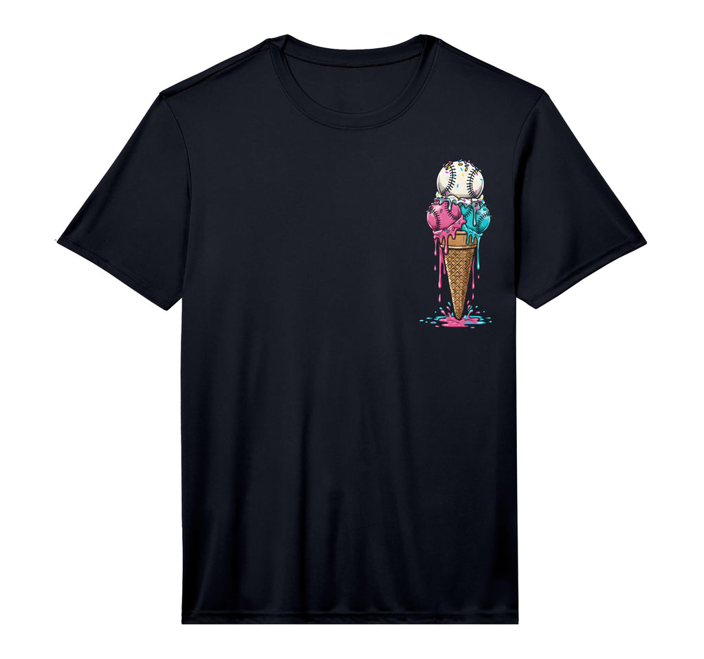 Baseball Ice Cream Drip Home Plate T-Shirt - Streetwear Style Men Women - T-Shirt, Sweatshirt, Hoodie
