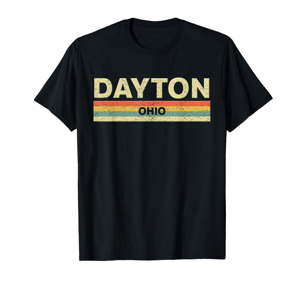 Dayton Ohio 70S 80S T-Shirt - Trendy Graphic for Adults - T-Shirt, Sweatshirt, Hoodie