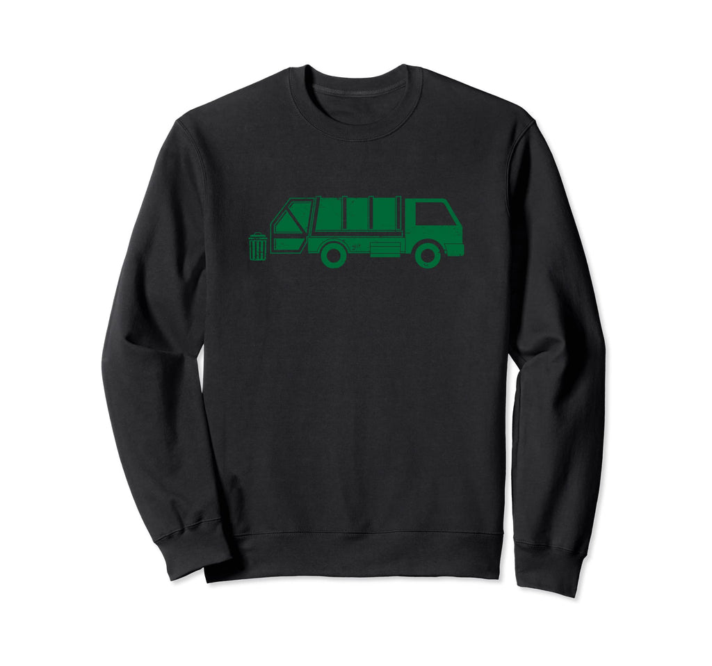 Distressed Garbage Truck Sweatshirt - Trendy Graphic Men Women - T-Shirt, Sweatshirt, Hoodie