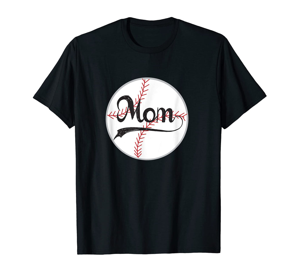 Baseball Mom T-Shirt - Novelty Apparel for Adults - T-Shirt, Sweatshirt, Hoodie