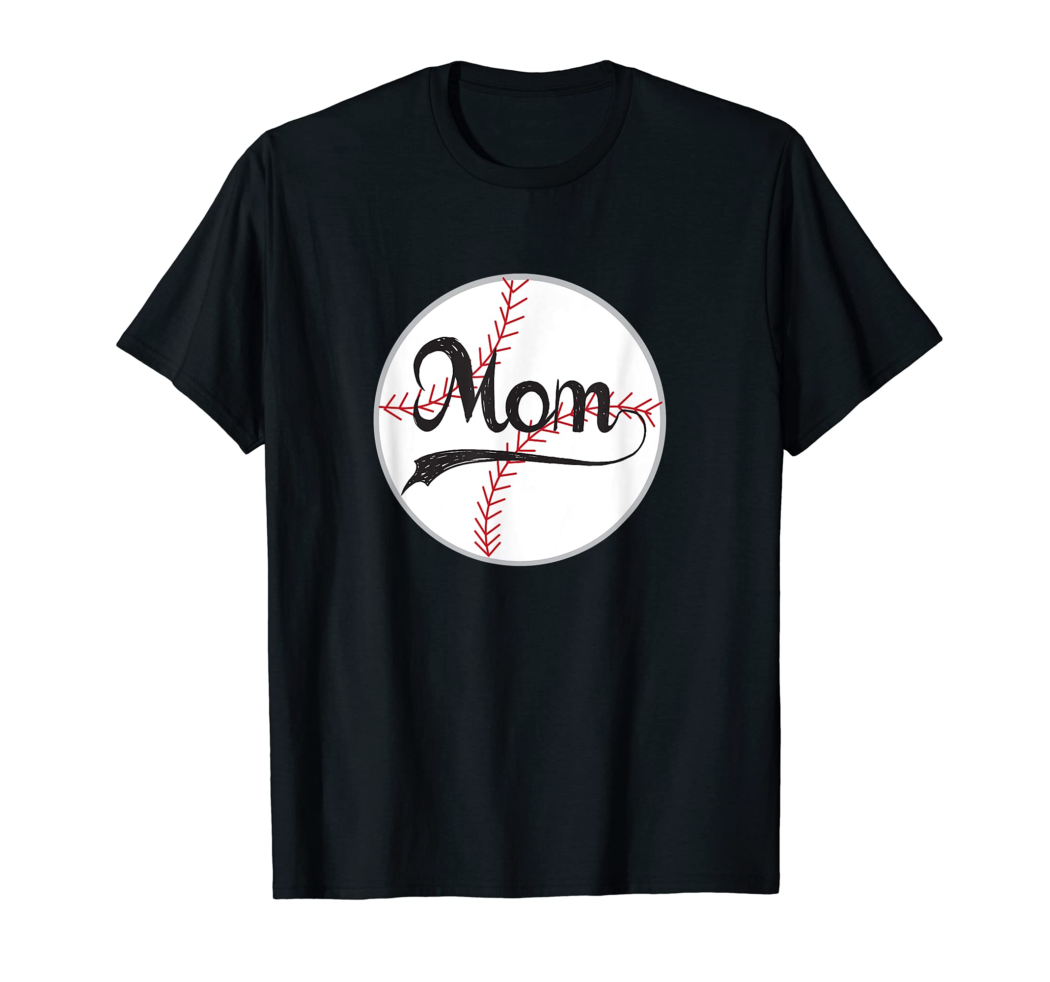 Baseball Mom T-Shirt - Novelty Apparel for Adults - T-Shirt, Sweatshirt, Hoodie