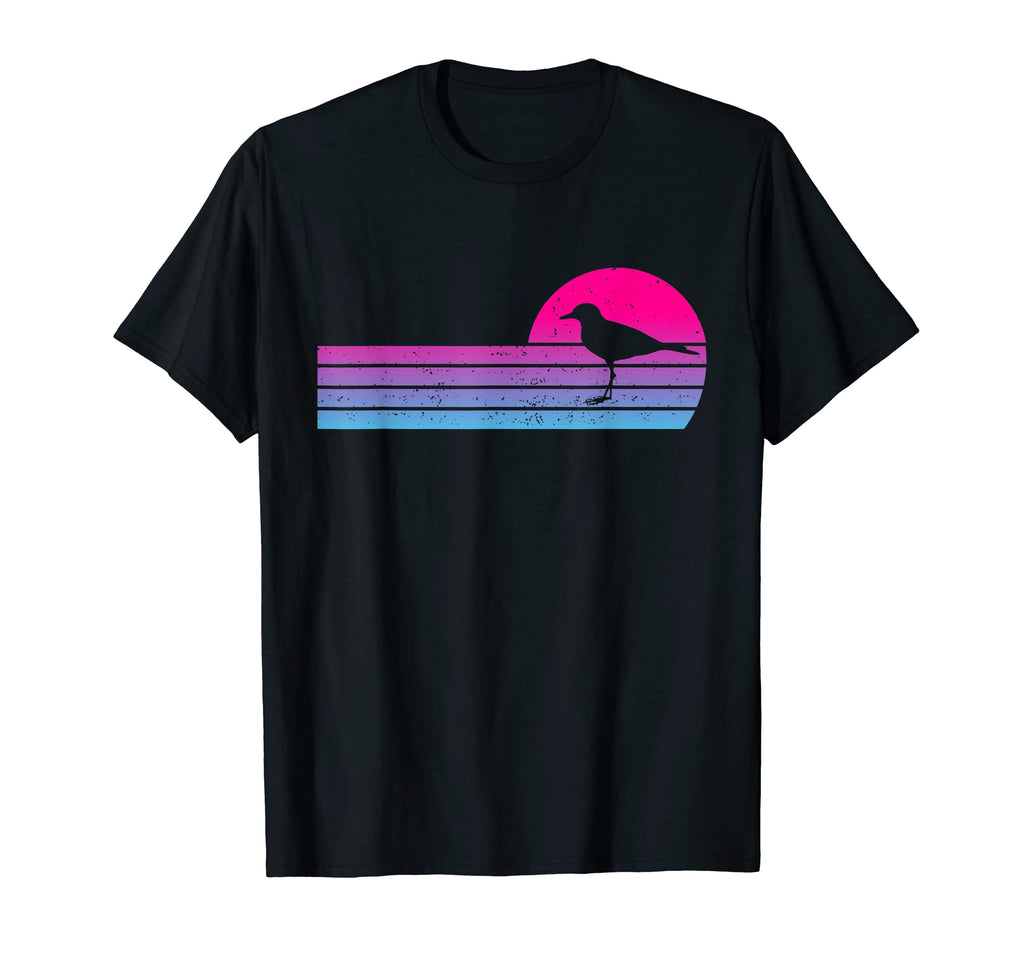 Killdeer Bird 70S 80S Bird Watching T-Shirt - Aesthetic Graphic Unisex - T-Shirt, Sweatshirt, Hoodie