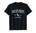 San Luis Obispo California Ca Athletic T-Shirt - Custom Art Print Unisex - T-Shirt, Sweatshirt, Hoodie