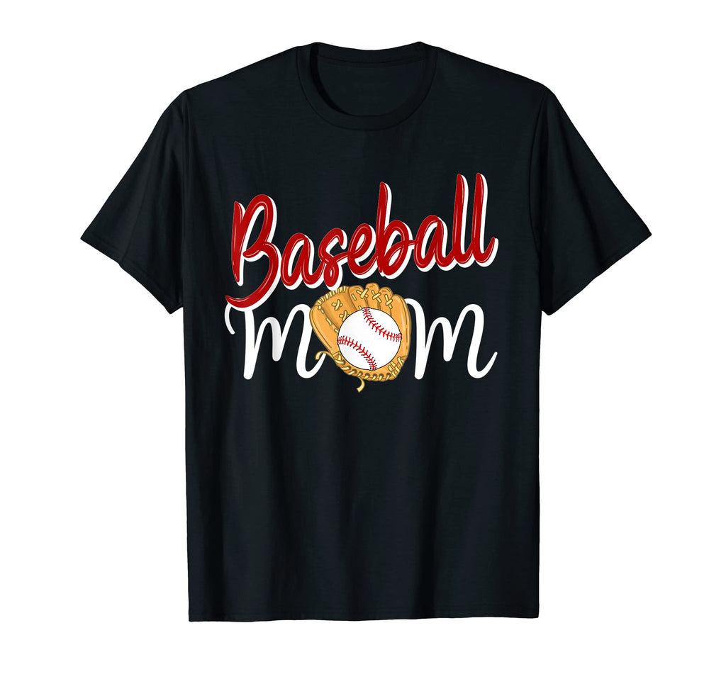 Baseball Mom Funny Leopard Softball T-Shirt - Trendy Graphic Men Women - T-Shirt, Sweatshirt, Hoodie
