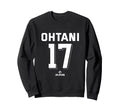 Shohei Ohtani 17 Los Angeles Sweatshirt - Fun Novelty Design for Adults - T-Shirt, Sweatshirt, Hoodie