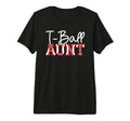 T Ball Aunt Leopard Baseball T Ball T-Shirt - Novelty Apparel Unisex - T-Shirt, Sweatshirt, Hoodie