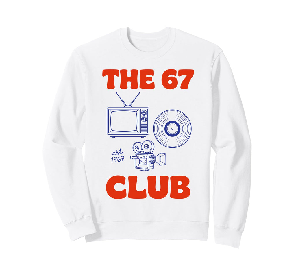67 Club Tv Record Camera Sweatshirt - Graphic Print Unisex - T-Shirt, Sweatshirt, Hoodie