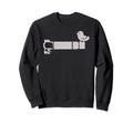 Funny Bird Long Lens Cartoon Sweatshirt - Aesthetic Graphic Men Women - T-Shirt, Sweatshirt, Hoodie