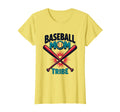 Baseball Mom Tribe Proud Sports T-Shirt - Minimalist Print for Adults - T-Shirt, Sweatshirt, Hoodie