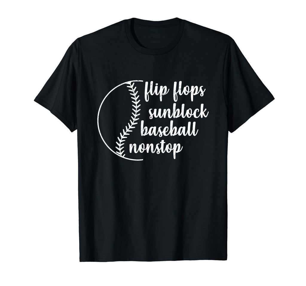 Flip Flops Sunblock Baseball T-Shirt - Casual Everyday Wear Men Women - T-Shirt, Sweatshirt, Hoodie