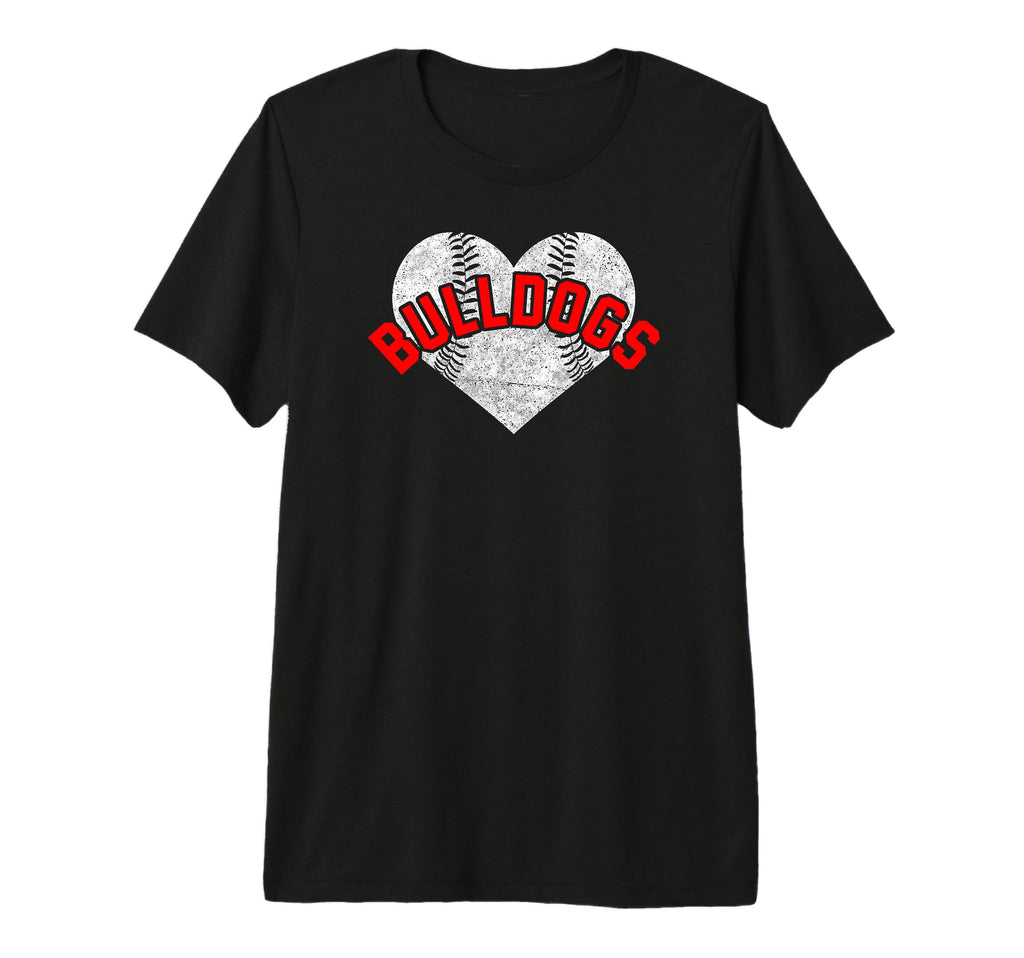 Bulldogs Baseball Softball High T-Shirt - Casual Everyday Wear Men Women - T-Shirt, Sweatshirt, Hoodie