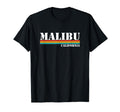 Malibu California Stripes T-Shirt - Novelty Apparel Men Women - T-Shirt, Sweatshirt, Hoodie