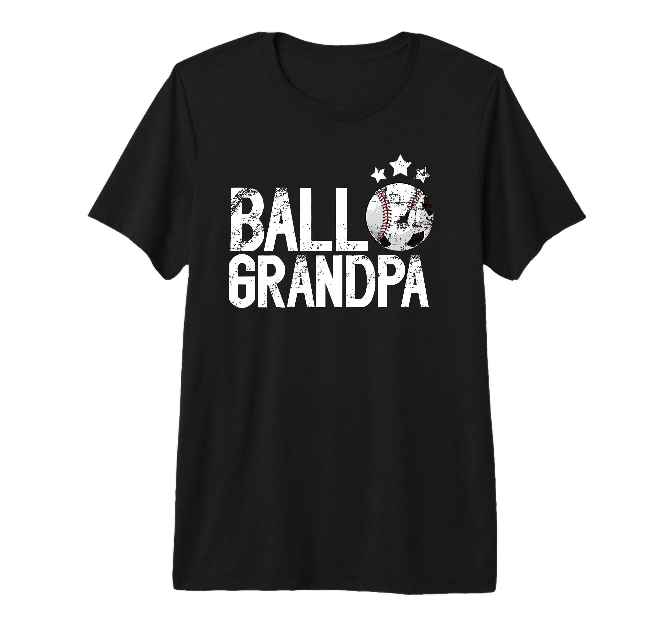 Mens Ball Grandpa Proud Soccer T-Shirt - Casual Everyday Wear for Adults - T-Shirt, Sweatshirt, Hoodie