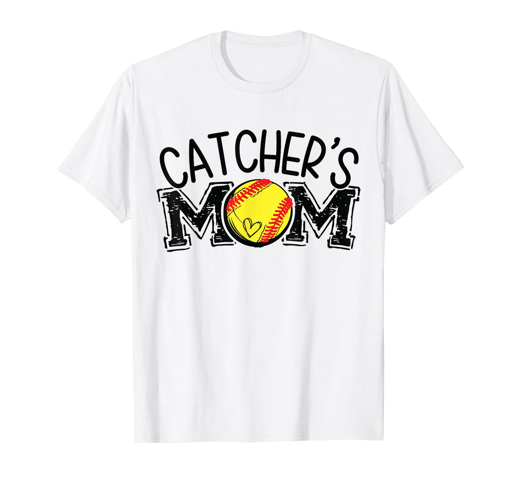 Softball Catchers Mom T-Shirt - Unique Graphic Unisex - T-Shirt, Sweatshirt, Hoodie